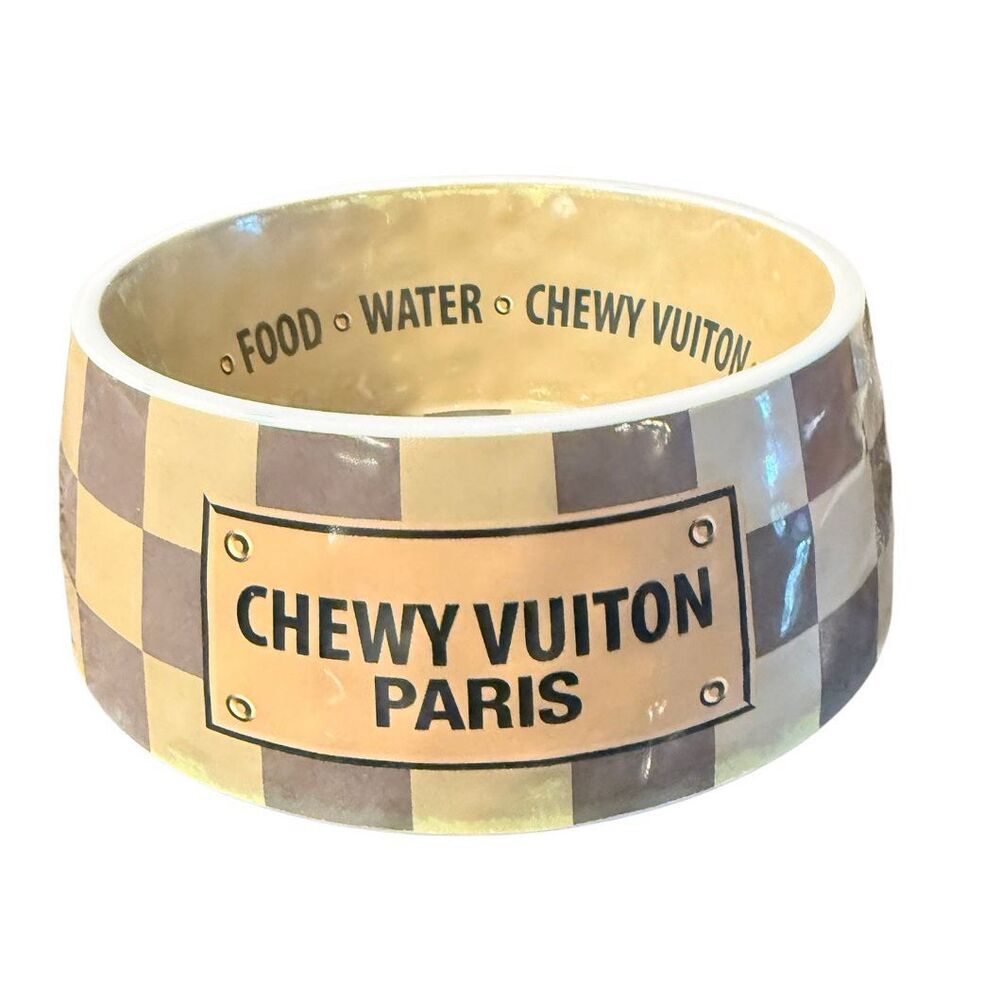 Chewy Vuitton Medium Bowl